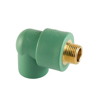 PP-R transition elbow 90° male