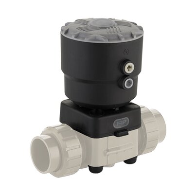 DKBOM/CP NC - pneumatically actuated 2-way diaphragm valve PN6 for basic applications DN 15:65