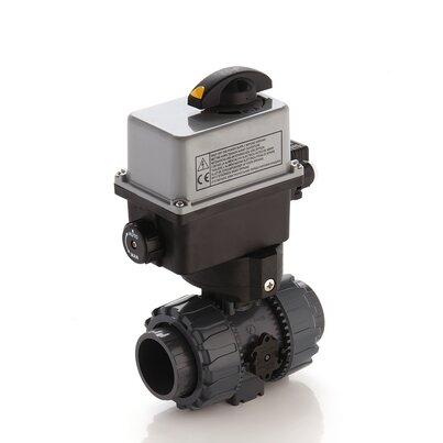 VKRGV/CE 90-240 V AC 4-20 mA - Electrically actuated DUAL BLOCK® regulating ball valve DN 10:50