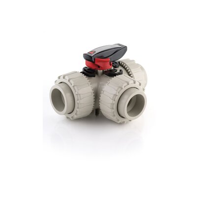 LKDIM - DUAL BLOCK® 3-way ball valve DN 15:50