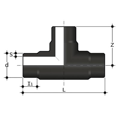 TBE SDR11 - 90° Tee