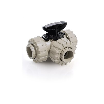 TKDIM - DUAL BLOCK® 3-way ball valve DN 15:50