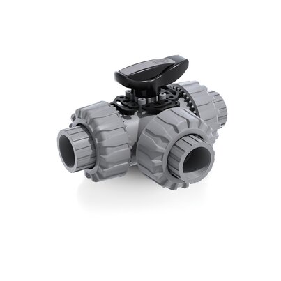 LKDNC - DUAL BLOCK® 3-way ball valve DN 10:50