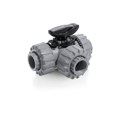 TKDFC - DUAL BLOCK® 3-way ball valve DN 10:50