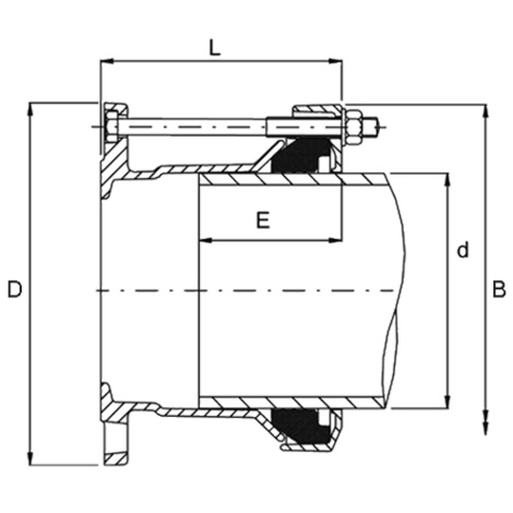 Ultra-Range Flange Adaptor