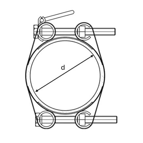 Gasket NBR, DIN-EN 682   MOP gas maximum = 5 bar   Other water qualities maximum = 16 bar