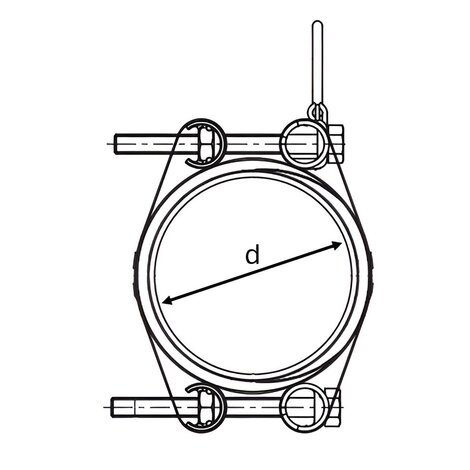 Gasket NBR, DIN-EN 682   MOP gas according to table, maximum = 5 bar   Other water qualities according to table, maximum = 16 bar