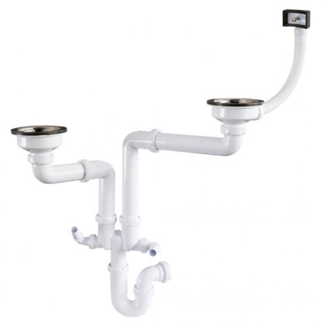 Space saving colector with S trap Space saving colector with S trap