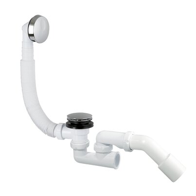 CLICK-CLACK system operated flexible bathtub outlet