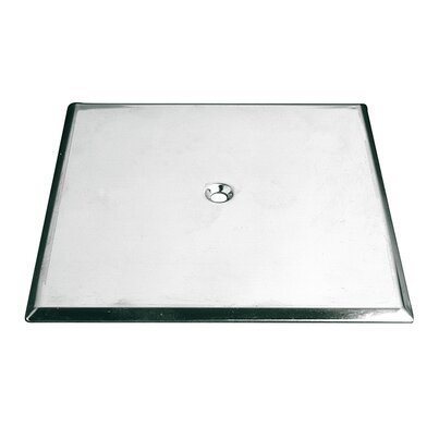 Stainless steel cover for floor trap