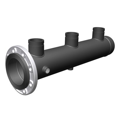 HDPE manifold for filtering stations