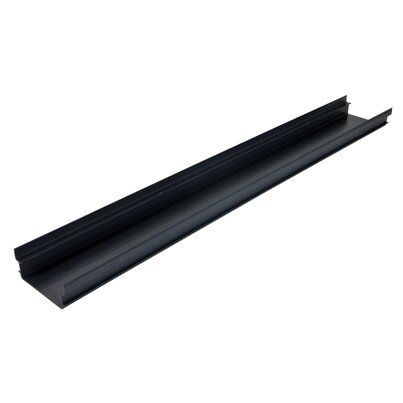 LOW GUTTER WIDTH 130 LONG. 1ML ANTHRACITE