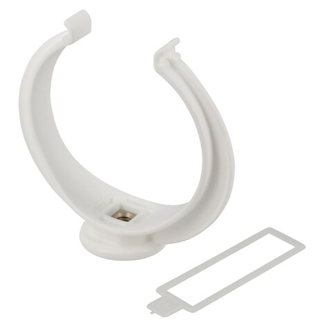 COLLAR AND INSERT CLAMP 7/150 D.80 WHITE