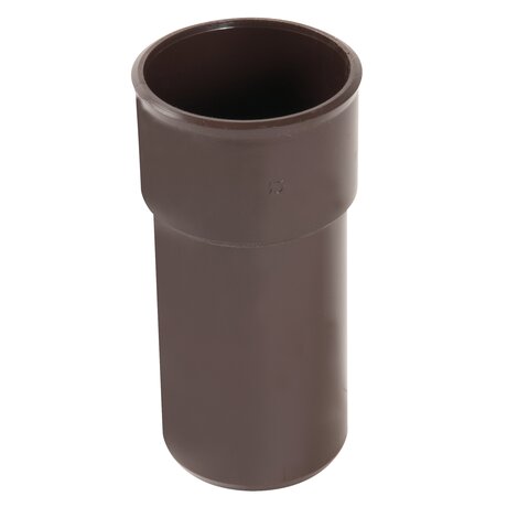 Male-female sleeve for cylindrical downpipe Ø 50