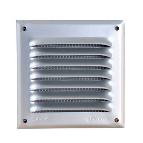 LOUVERED GRILLE ALU GREY MOUST.10X10