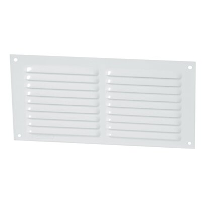 LOUVERED GRILLE ALU WHITE MOUS.10X20