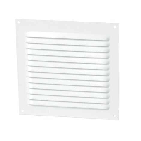 LOUVERED LOUVERED GRILLE WHITE ALU MOUS.15X15