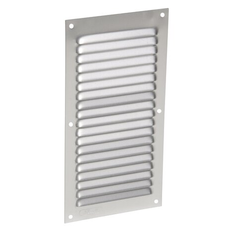 LOUVERED GRILLE ALU GREY MOUST.20X10