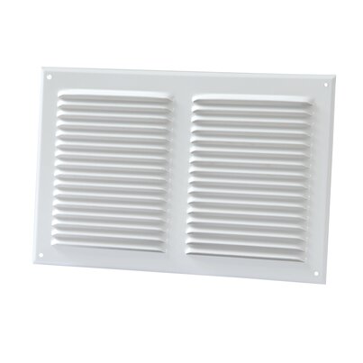 LOUVERED GRILLE WHITE ALU MOUS.20X30