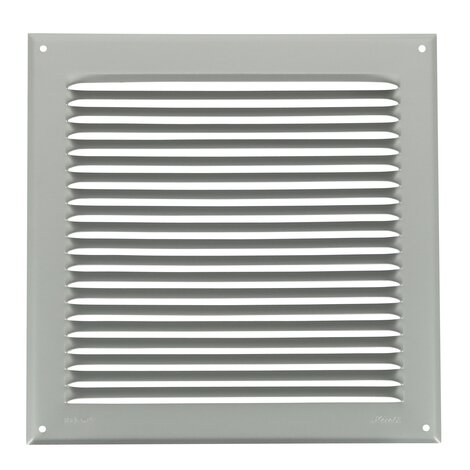 LOUVERED GRILLE ALU GREY MOUST.25X25