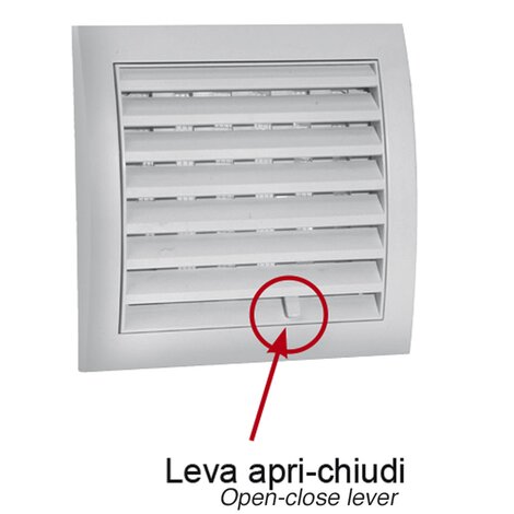 Square built-in vents
