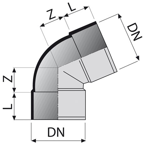 Bend Double Socket 67°30’ F/F