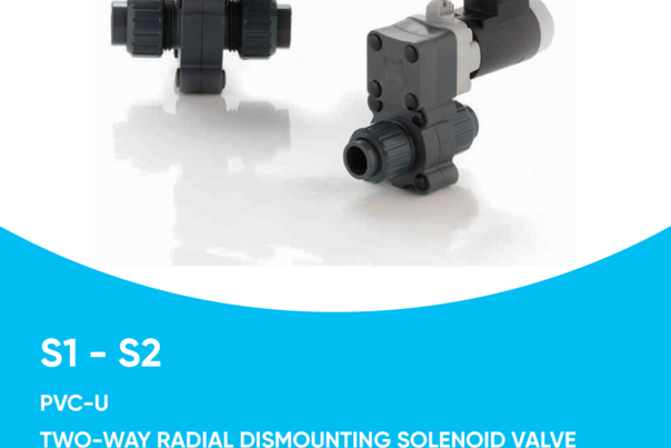 S1-S2 ACTUATED VALVES Technical Catalogue