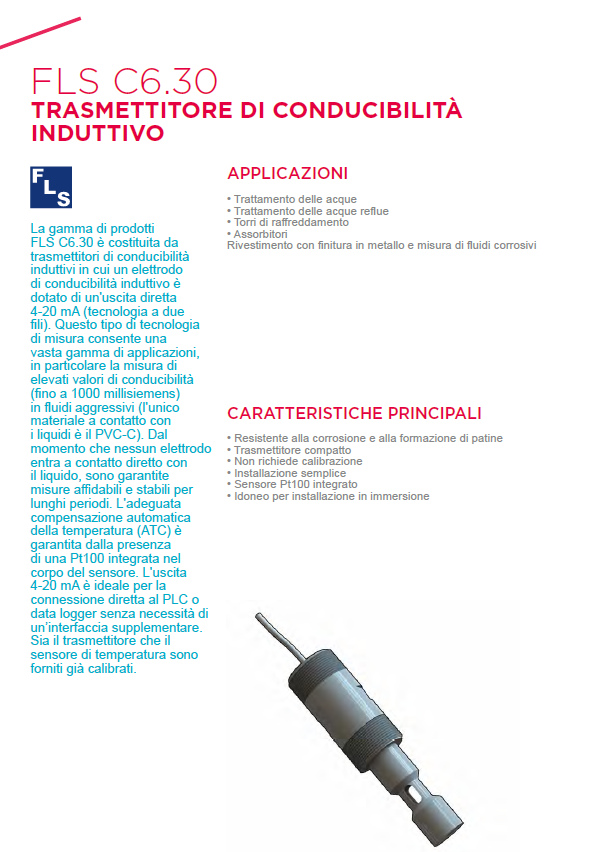 C6.30 Inductive Conductivity Transmiter