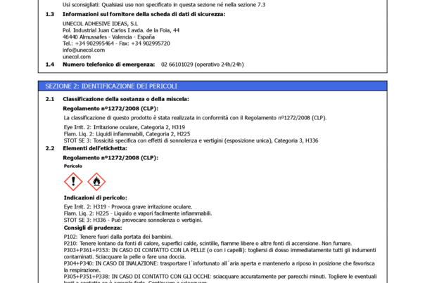 Safety : PVC SOLVENT CEMENT